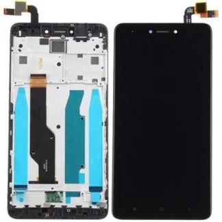 LCD with Touch Screen for Xiaomi Redmi Note 4 64GB - Black (display glass combo folder) 100% Original | With Frame