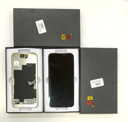 LCD with Touch Screen for Apple iPhone 15 Pro - Black (display glass combo folder) GX OLED - Image 4