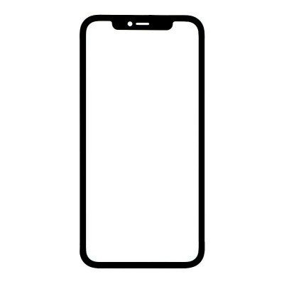 Front Glass for Apple iPhone 11 - Black - Image 2