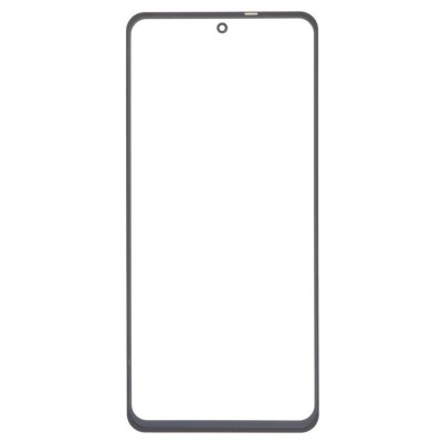 Front Glass for Xiaomi Redmi Note 9 Pro - Black - Image 3