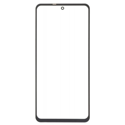 Front Glass for Xiaomi Redmi Note 9 Pro - Black - Image 2