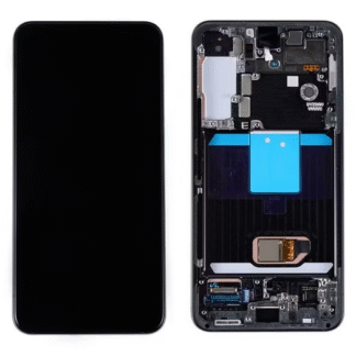 LCD with Touch Screen for Samsung Galaxy S22 5G - Black (display glass combo folder) OLED With Frame