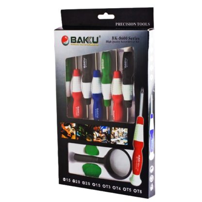 Baku 8600 11 PC Set Tool Kit / Screw Driver For Mobile, Tablet & Laptop Repairing Made in Best - Image 3