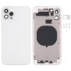 Converter Housing Assembly Rear Back Chassis Housing For Apple iPhone 11 Convert to iPhone 15 pro (White) - Image 5