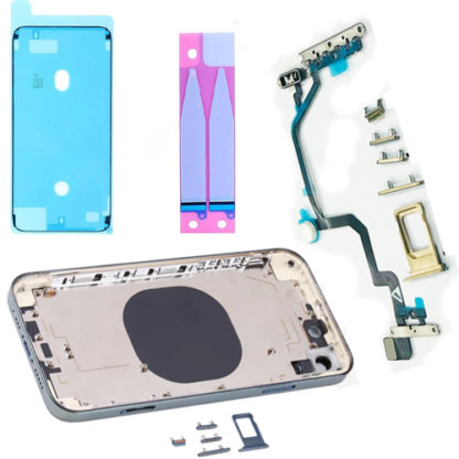 Converter Housing Assembly Rear Back Chassis Housing For Apple iPhone XR Convert to iPhone 16 ultramarine - Image 4