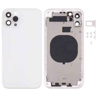 Converter Housing Assembly Rear Back Chassis Housing For Apple iPhone XS Max Convert to iPhone 14 Pro Max (White) - Image 4