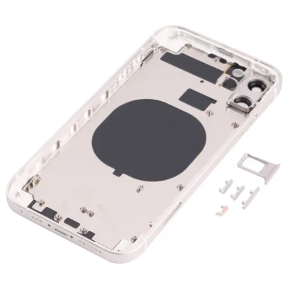 Converter Housing Assembly Rear Back Chassis Housing For Apple iPhone XS Max Convert to iPhone 14 Pro Max (White) - Image 3