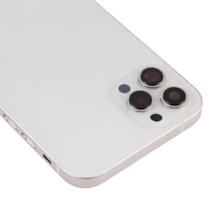 Converter Housing Assembly Rear Back Chassis Housing For Apple iPhone XS Max Convert to iPhone 14 Pro Max (White) - Image 2