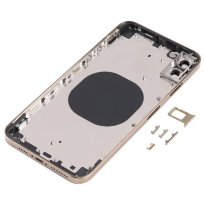 Converter Housing Assembly Rear Back Chassis Housing For Apple iPhone X Convert to iPhone 14 Pro (Gold) - Image 3