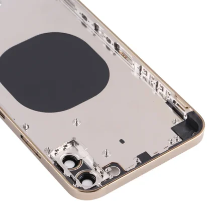 Converter Housing Assembly Rear Back Chassis Housing For Apple iPhone X Convert to iPhone 14 Pro (Gold) - Image 2