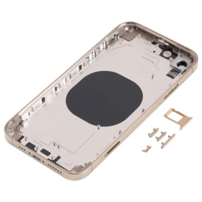 Converter Housing Assembly Rear Back Chassis Housing For iPhone XR Convert to iPhone 14 Pro (Gold) - Image 2