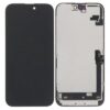 LCD with Touch Screen for Apple iPhone 16 Plus - Black (display glass combo folder)