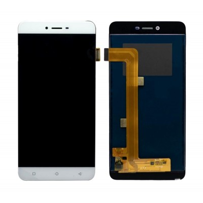 LCD with Touch Screen for Gionee S6 - White (display glass combo folder)