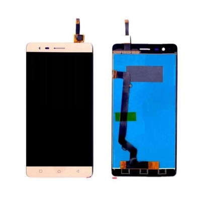 LCD with Touch Screen for Lenovo Vibe K5 Note - Gold (display glass combo folder)