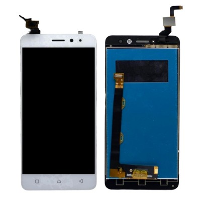 LCD with Touch Screen for Lenovo K6 Power - White (display glass combo folder)