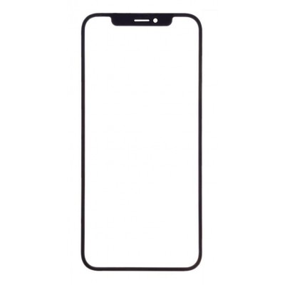 Front Glass for Apple iPhone XS - Black - Image 3
