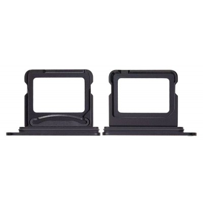 SIM Card Holder Tray for Apple iPhone 16 Plus - Black