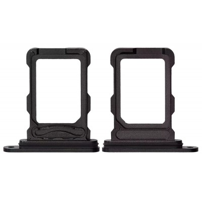 SIM Card Holder Tray for Apple iPhone 16 Pro Max - Black