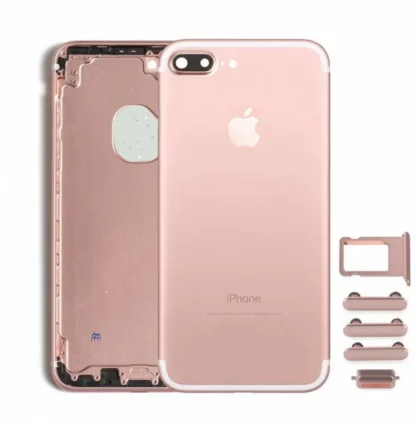 Full Body Housing for Apple iPhone 7 Plus - Rose Gold With Spare (Original)