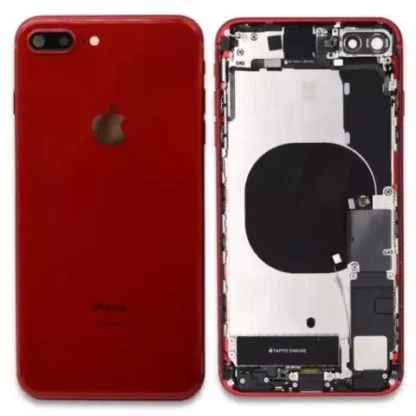 Full Body Housing for Apple iPhone 8 Plus - Red With Spare