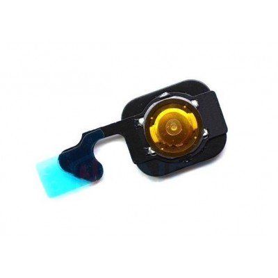 Home Button Complete for Apple iPhone 5 Black - Outer Plastic with Inner Flex - Image 3