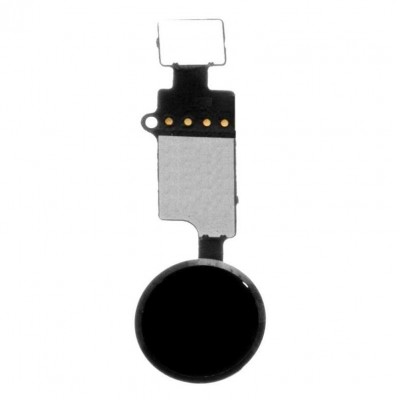 Home Button Complete for Apple iPhone 7 Plus Black - Outer Plastic with Inner Flex - Image 3
