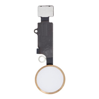 Home Button Complete for Apple iPhone 7 Plus Gold - Outer Plastic with Inner Flex - Image 3