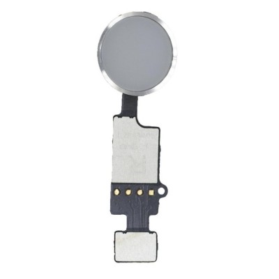 Home Button Complete for Apple iPhone 7 Plus White - Outer Plastic with Inner Flex - Image 3
