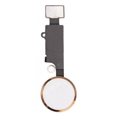 Home Button Complete for Apple iPhone 8 Plus Gold - Outer Plastic with Inner Flex - Image 3