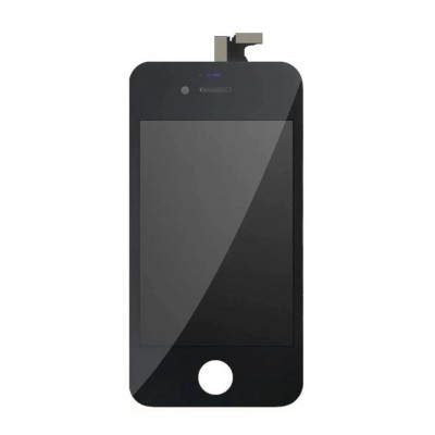 LCD with Touch Screen for Apple iPhone 4 - Black (display glass combo folder) - Image 3
