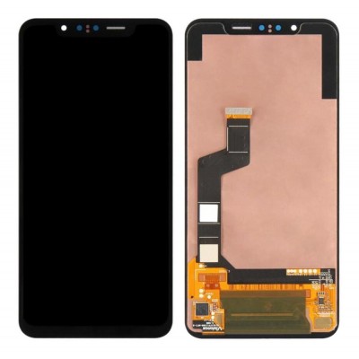 LCD with Touch Screen for LG G8s ThinQ - Black (display glass combo folder)