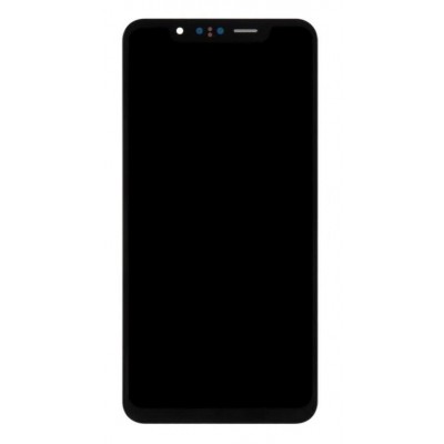 LCD with Touch Screen for LG G8s ThinQ - Black (display glass combo folder) - Image 3