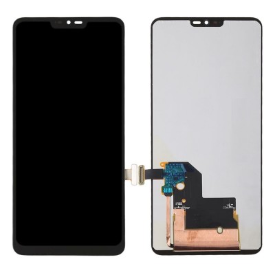 LCD with Touch Screen for LG Q9 - Black (display glass combo folder)