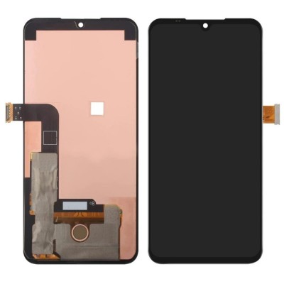 LCD with Touch Screen for LG V50S ThinQ 5G - Black (display glass combo folder)