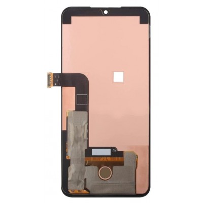 LCD with Touch Screen for LG V50S ThinQ 5G - Black (display glass combo folder) - Image 3