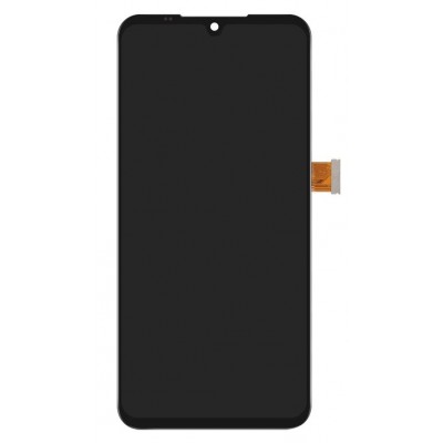 LCD with Touch Screen for LG V50S ThinQ 5G - Black (display glass combo folder) - Image 2