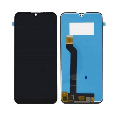 LCD with Touch Screen for LG W30 - Black (display glass combo folder)