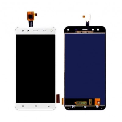LCD with Touch Screen for Mobiistar XQ dual - White (display glass combo folder)