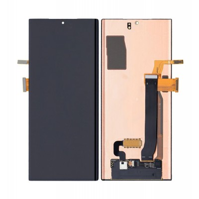 LCD with Touch Screen for Samsung Galaxy Note 20 Ultra - Black (display glass combo folder) OLED
