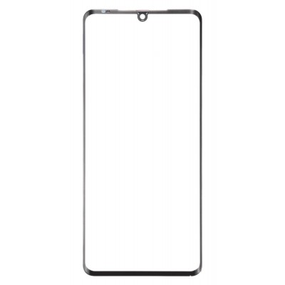Front Glass for LG Velvet 5G - Black - Image 2