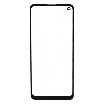 Front Glass for LG W41 Plus - Black - Image 3