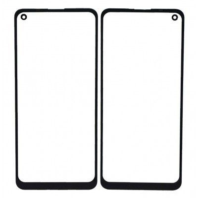 Front Glass for LG W41 Pro - Black