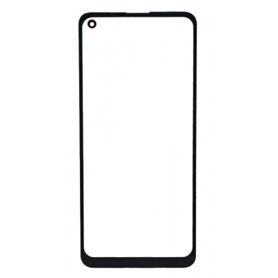 Front Glass for LG W41 Pro - Black - Image 3