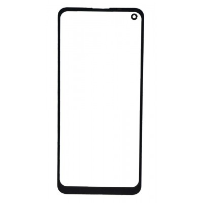 Front Glass for LG W41 Pro - Black - Image 2