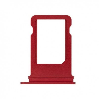 SIM Card Holder Tray for Apple iPhone 8 Plus - Red - Image 3