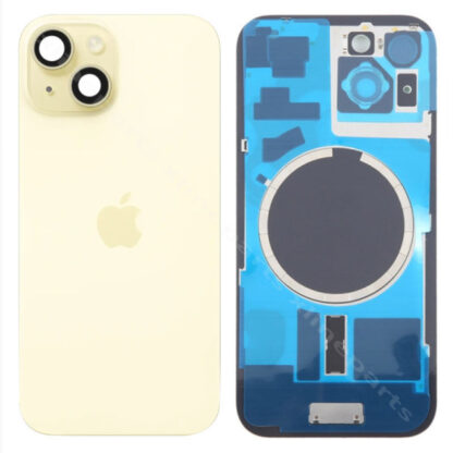 Back Panel Cover for Apple iPhone 15 - Yellow