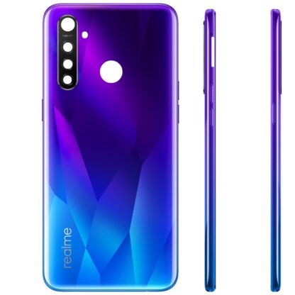 Back Panel Cover for Realme 5 Pro - Blue - Image 3