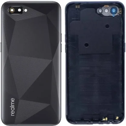 Back Panel Cover for Realme C2 - Black