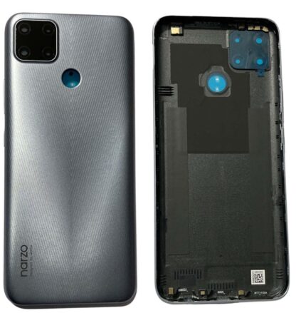Back Panel Cover for Realme Narzo 20 - Silver