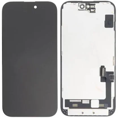 LCD with Touch Screen for Apple iPhone 15 Plus - Black (display glass combo folder) GX OLED